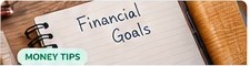 Financial goals notebook