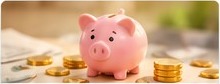Savings piggy bank