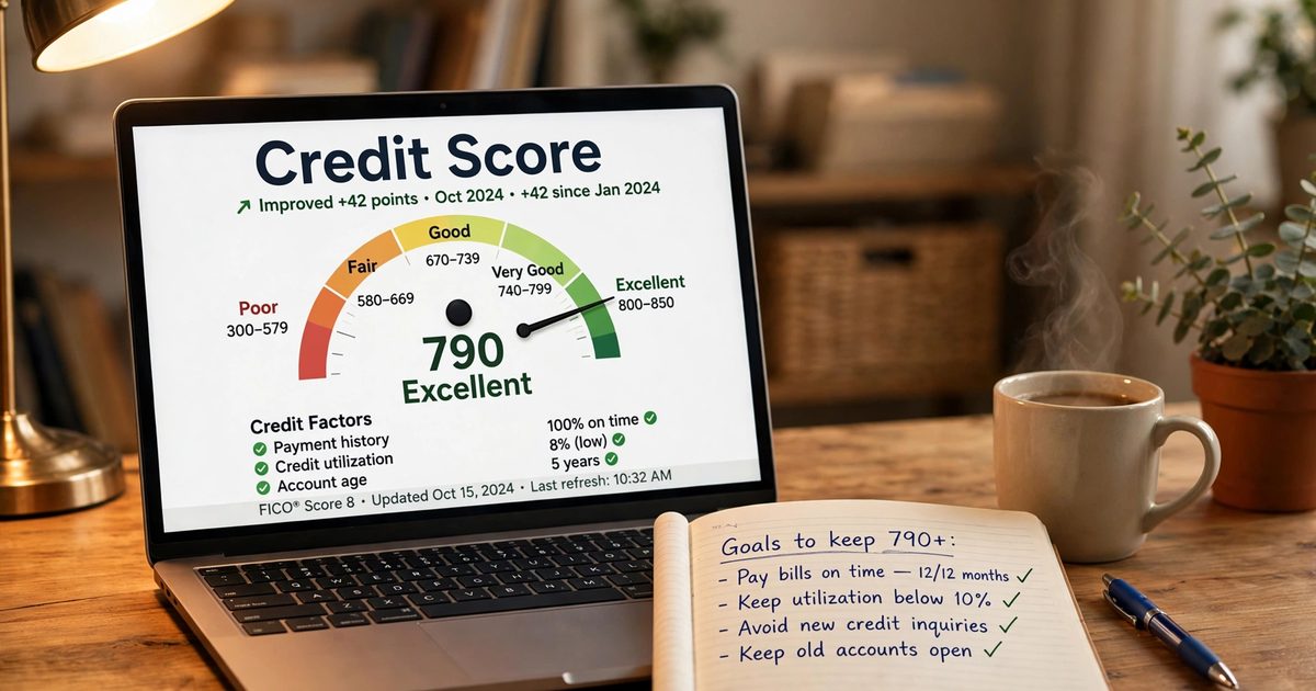 Improving a credit score