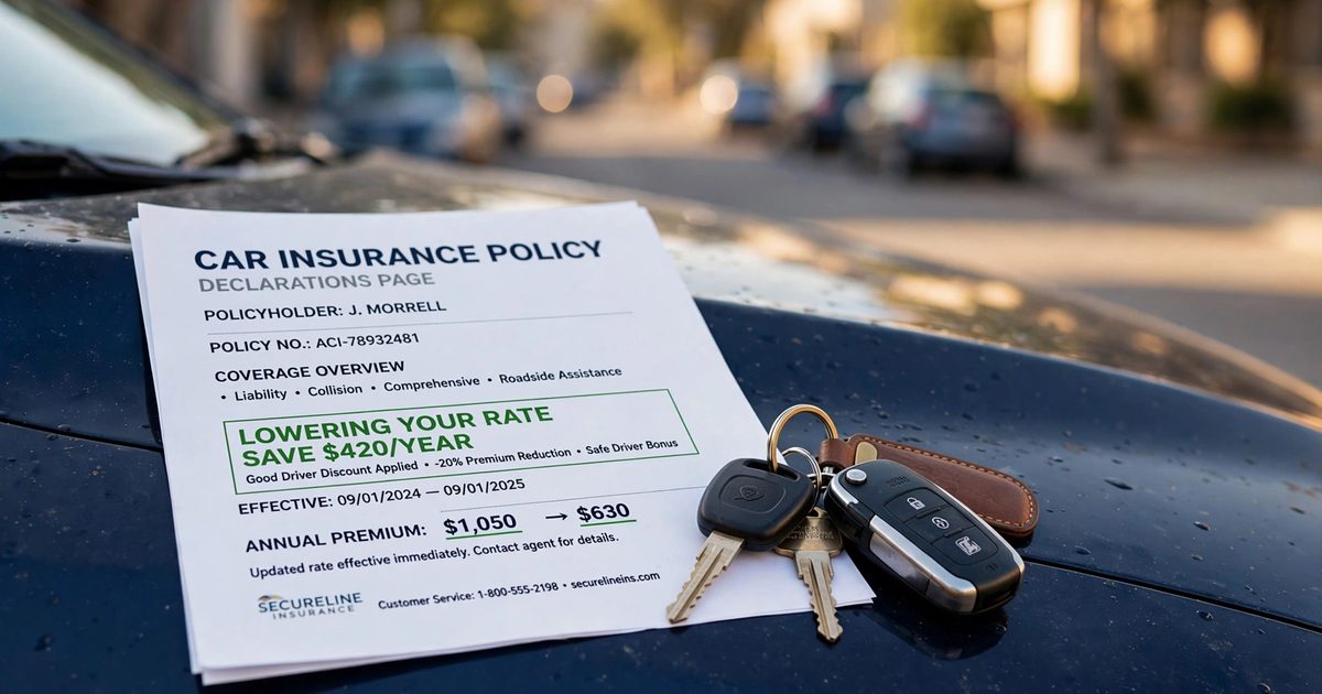 Comparing car insurance quotes