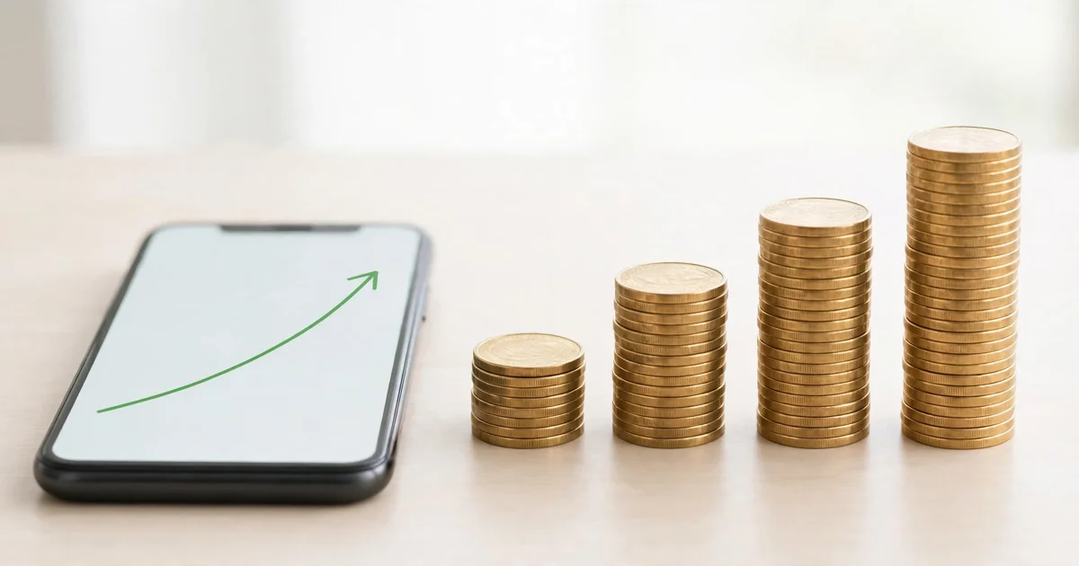 Chart comparing savings benchmarks by age with what the typical 30-year-old actually has saved